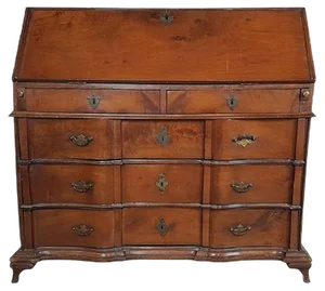 Antique Walnut Chest of Drawers, 1745
