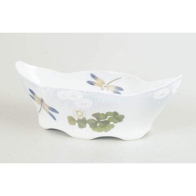 Antique Early 20th Century Art Nouveau Porcelain Jardiniere For Sale - Image 4 of 5