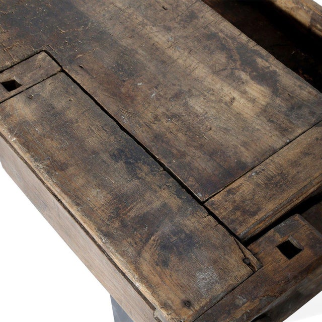 1960s Low Beech Table, 1960s For Sale - Image 5 of 7