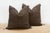 Textile Pair of Desert Ember Silk Rug Pillows For Sale - Image 7 of 8