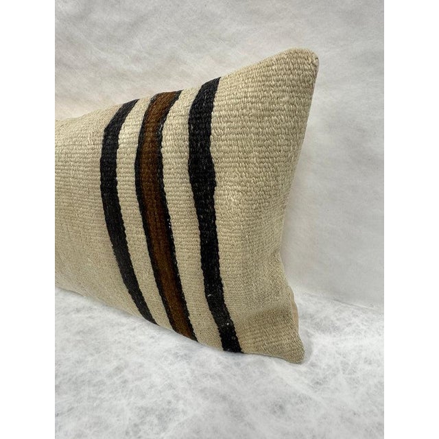 Turkish Hemp Pillow Cushion Natural Beige Brown Pillow Cushion Cover 16" x 24" #30104 Enhance your home decor with our...