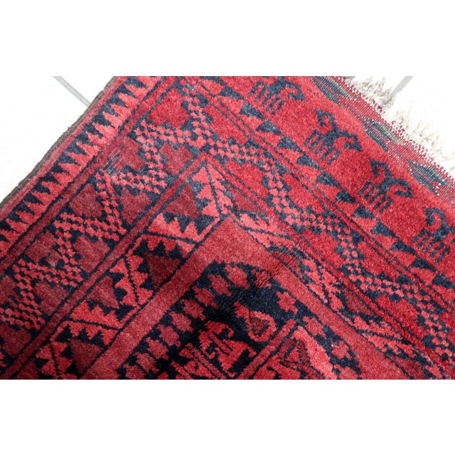 1940s, Handmade Vintage Afghan Ersari Rug 2.2' X 2.9' For Sale - Image 12 of 12