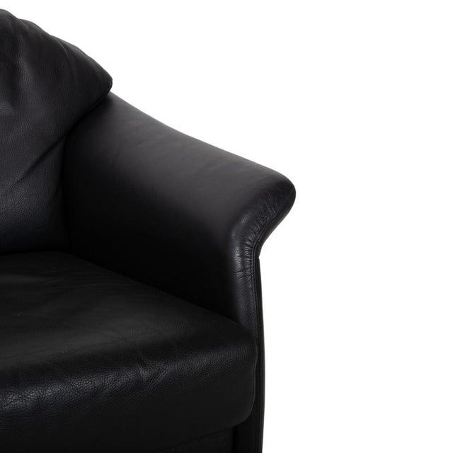 Modern Scarlett Lounge Chair in Black Leather from Walter Knoll / Wilhelm Knoll For Sale - Image 3 of 13