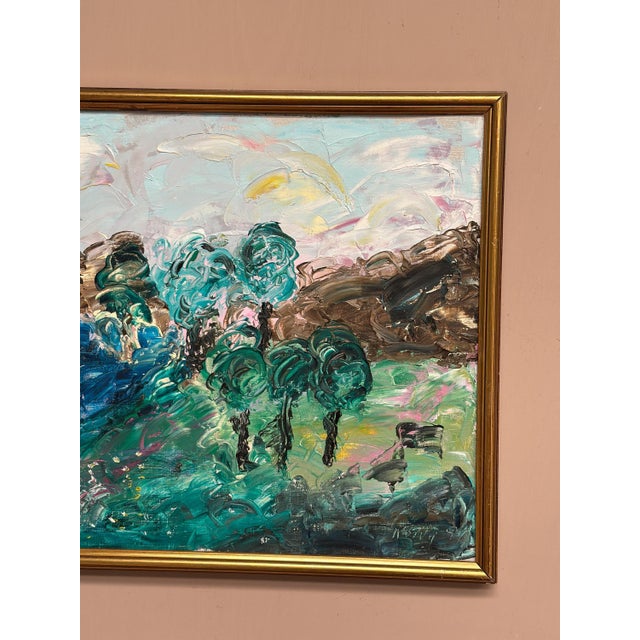 Norvy, Forest, 1994, Oil on Canvas, Framed For Sale - Image 7 of 18