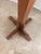 Antique Mission Style Solid Oak Standing Hall Tree With Four Double Hooks For Sale - Image 9 of 10