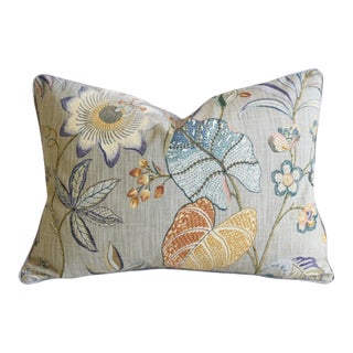 P Kaufmann Tree of Life Floral Botanical Feather/Down Pillow 24" X 17" For Sale