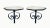 Mid 20th Century Side Tables - Wrought Iron With Marble Tops - A Pair For Sale - Image 5 of 7
