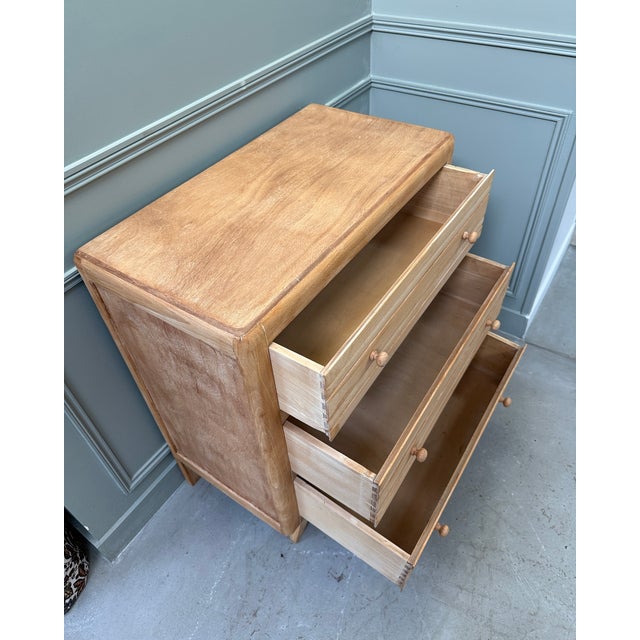 Vintage Beechwood Chest of Drawers, 1950s For Sale - Image 12 of 13