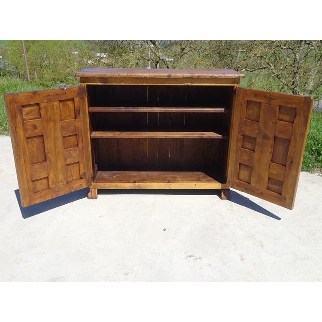 Tuscan Two-Door Sideboard in Oak and Walnut For Sale - Image 14 of 18
