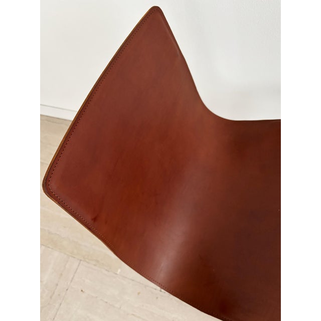 Italian Model 3T Chairs in Wood and Leather by Angelo Mangiarotti for Agapecasa, 2000s, Set of 8 For Sale - Image 18 of 18