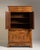 Amber 19th Century France Warm Honey Oak Carved Oak Two-Part Cabinet For Sale - Image 8 of 11