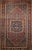 Early 20th Century 19th Century Persian Bidjar Rug, Handwoven Geometric Pattern, Burgundy & Blue, 5’ X 7’ For Sale - Image 5 of 12
