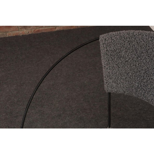 Mid-Century Iron and Bouclé Circle Chair by Joseph Cicchelli for Reilly-Wolff For Sale - Image 13 of 18