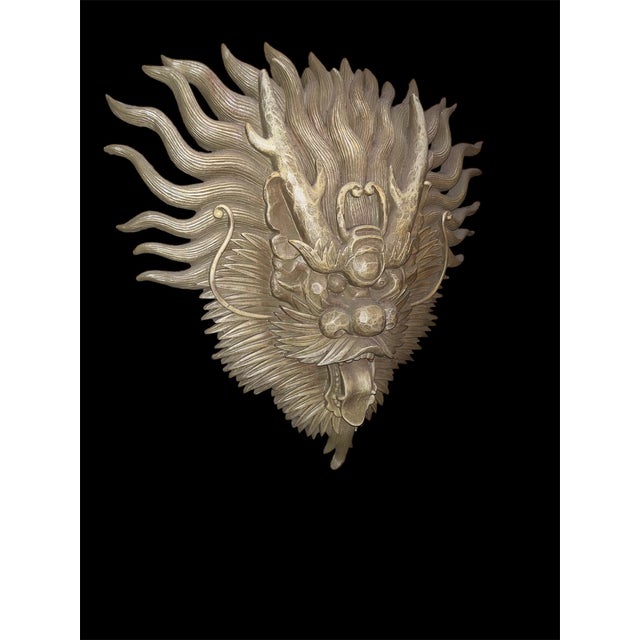 Tibetan Tribal Mask Wall Hanging For Sale - Image 4 of 4