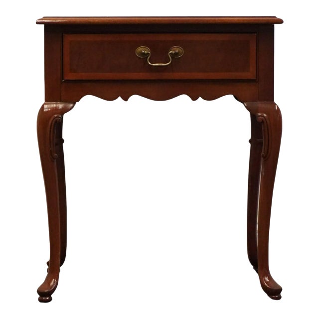 Hickory White American Masterpiece Collection Solid Mahogany Traditional Style 22" Accent End Table For Sale