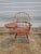American Late 20th Century d.r. Dimes Red Sack Back Windsor Writing Arm Chair Bench Made New Hampshire For Sale - Image 3 of 10