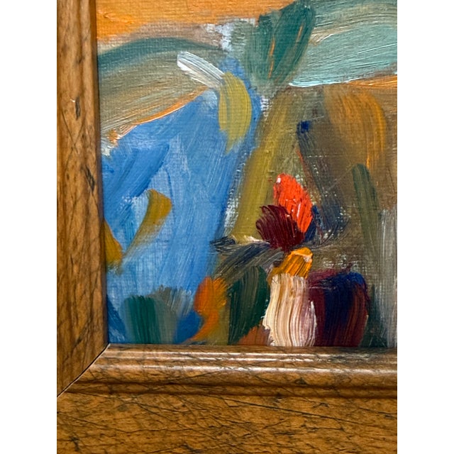 Black Abstract Desert Landscape, Framed For Sale - Image 8 of 12