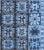 Measures: 9' x 12'. Keivan Woven Arts Contemporary Scandinavian Flat-Weave Swedish Design Rug in Blue & Brown Colors....