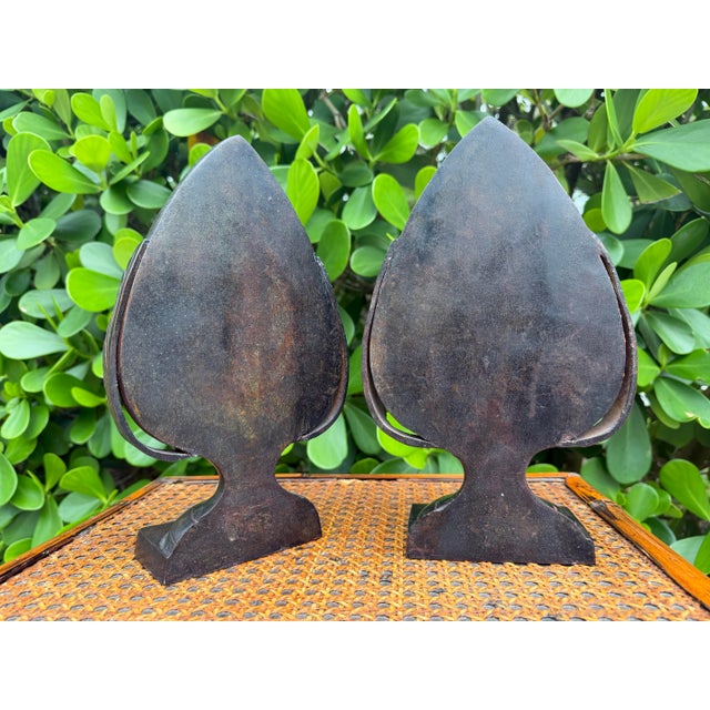 Mid 20th Century Vintage Artichoke Form Architectural Finials, Pair For Sale - Image 5 of 12