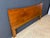 Young Manufacturing Vintage King Size Mid-Century Walnut Headboard For Sale - Image 4 of 10