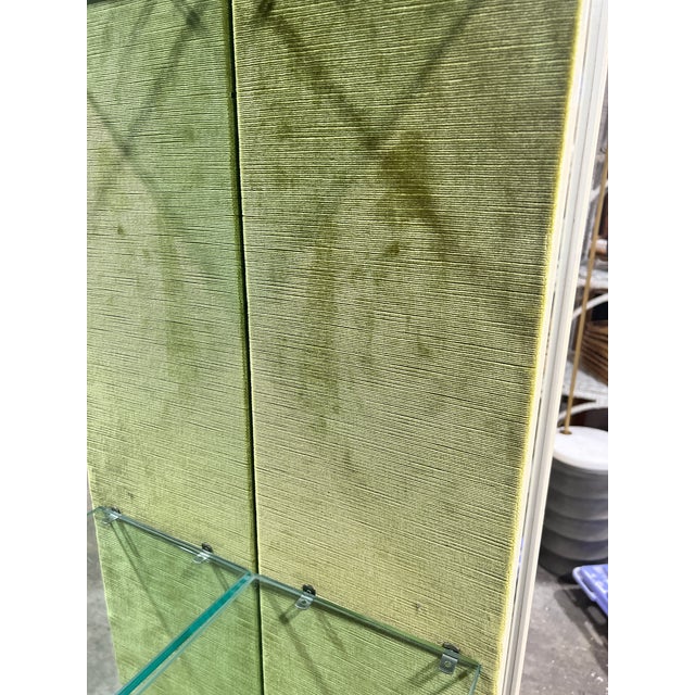 Tony Duquette Style Mirrored Lighted Cabinet For Sale - Image 4 of 11