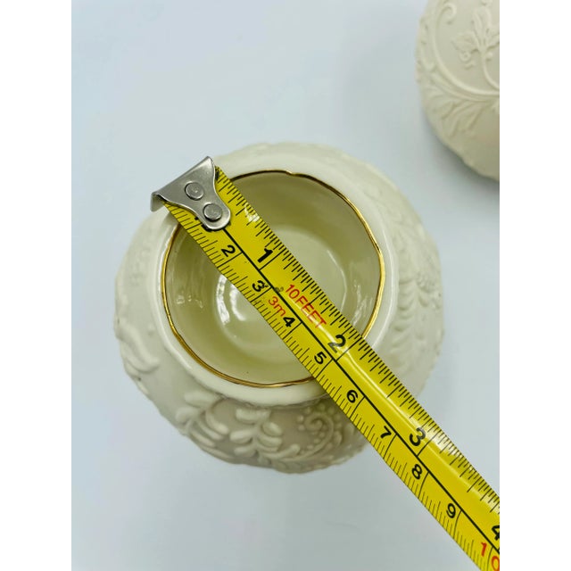 Vintage Lenox Ornamental Glow Votive Holders - Set of 2 For Sale - Image 11 of 12