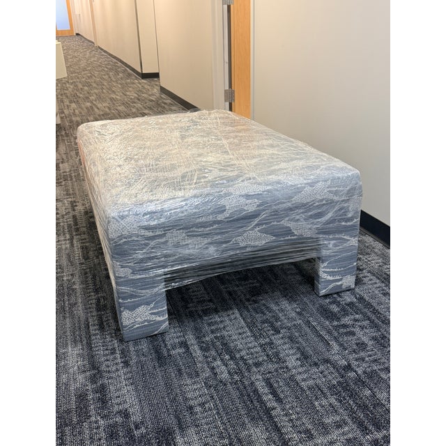 Oversized Stewart Furniture Cocktail Ottoman For Sale - Image 4 of 11