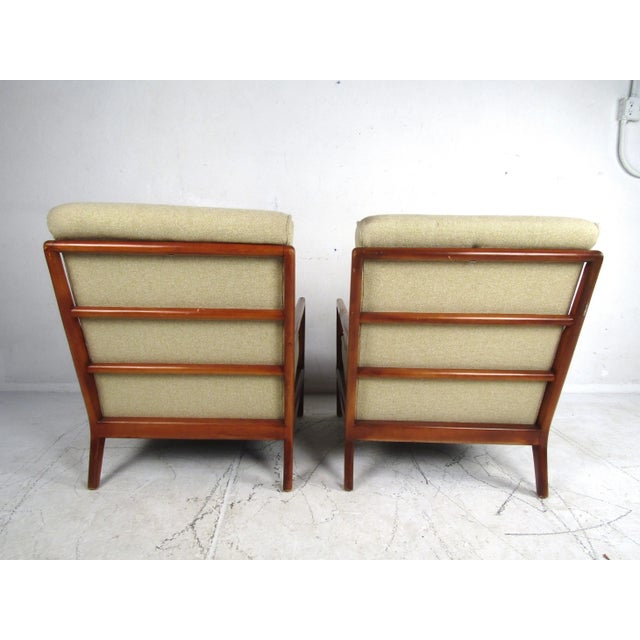 Wood 1960s Mid-Century Widdicomb Lounge Chairs, a Pair - 2 Pieces For Sale - Image 7 of 12