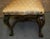Brown Antique Walnut Dining Chairs Italian Venetian Reverse Painted Glass Pair 1910s For Sale - Image 8 of 12