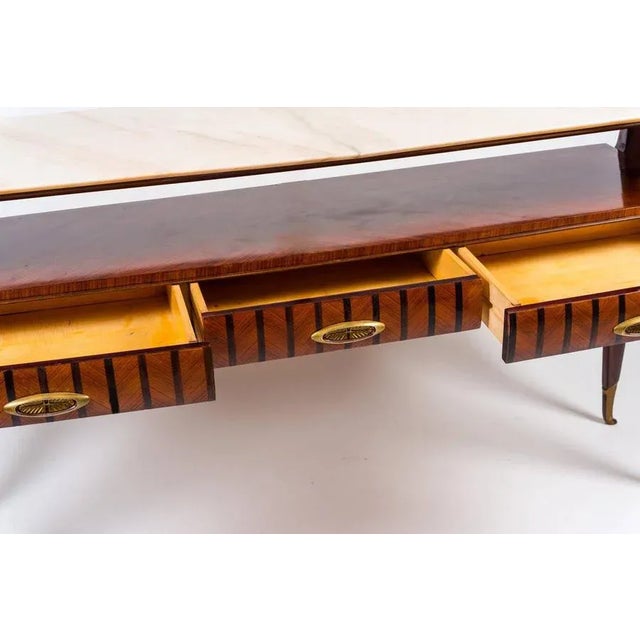 Paolo Buffa Mid-Century Italian Console Table in the Style of Paolo Buffa, 1950s For Sale - Image 4 of 6