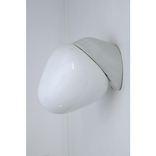 White Wall Light attributed to Wilhelm Wagenfeld for Lindner, 1949 For Sale - Image 14 of 14