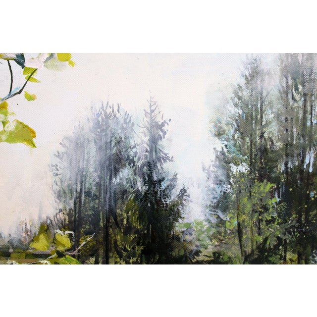 Janis Zingitis, Amata River in Spring, 2024, Oil on Canvas For Sale - Image 6 of 10