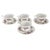 1980s Royal Albert Lavender Rose Bone China Dinnerware Service for Four, 16 Pieces For Sale - Image 17 of 18