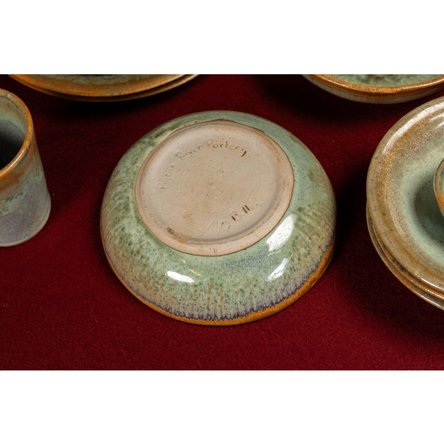 Vintage Pigeon River Pottery "Ownby" Dinner Service Set - 36 Pieces For Sale - Image 18 of 18