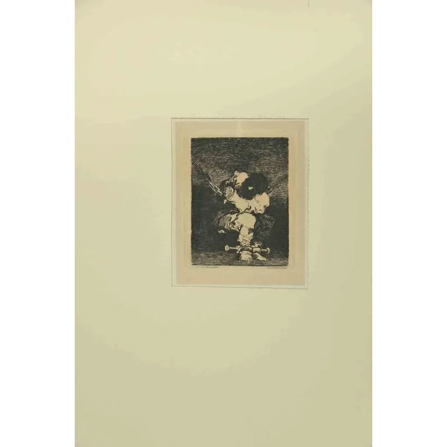 The custody is as barbarous as the crime (tan barbara la seguridad como el delito) is an artwork realied by francisco goya...