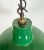 Green Industrial Green Enamel Factory Pendant Lamp, 1960s For Sale - Image 8 of 16