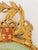 Carver's Guild Fleur-De-Lis Giltwood Painted Mirror For Sale - Image 10 of 15
