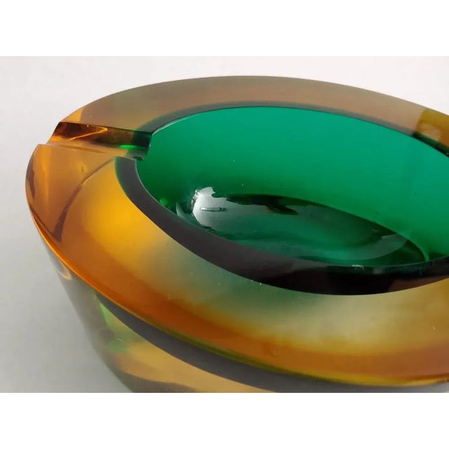 Large Murano Sommerso Glass Ashtray by Seguso, 1960s For Sale - Image 4 of 12