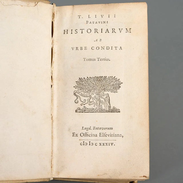 Paper Lot of 4 Rare Antique 17th Century Fine Vellum Wrapped Bound Latin Books 1600's For Sale - Image 7 of 10