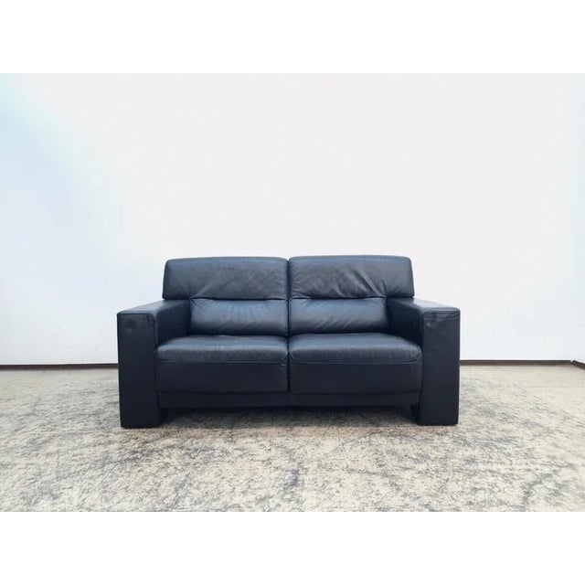 Black Leather FSM Ds 109 Sofa from de Sede For Sale - Image 10 of 13