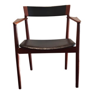 Vintage Mid-Century Henry Rosengren Hansen Rosewood Armchair For Sale