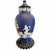 1950s Cobalt Blue Jasperware Table Lamps With Classical Relief – 22” Tall - a Pair For Sale In Washington DC - Image 6 of 10