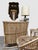 Wood Vintage Curved Bamboo Rattan Tiki Bar Stools and Cocktail Bar, 1980s, Set of 3 For Sale - Image 7 of 7
