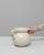 20th Century Italian White Ceramic Vase With Handles For Sale - Image 4 of 18