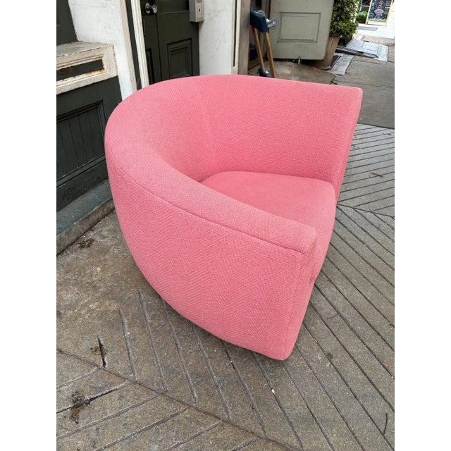 1990s Vladimir Kagan for Directional "Hurricane" Lounge Chair For Sale - Image 5 of 10