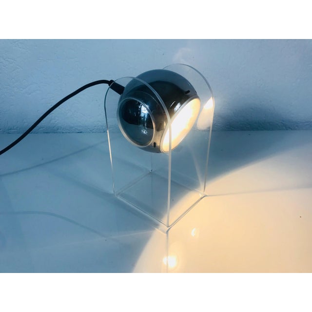 1960s 1968 Gino Sarfatti Table Lamps Model 540P for Arteluce, Italy - Set of 2 For Sale - Image 5 of 9