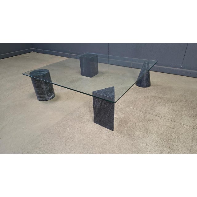 Vintage Italian Marble Coffee Table, 1970s For Sale - Image 10 of 16