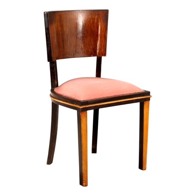 Vintage Chairs in Beech, 1940s, Set of 6 For Sale