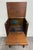 Antique Federal Colonial English Mahogany Lift Top Radio Cabinet Console Stand For Sale - Image 10 of 16