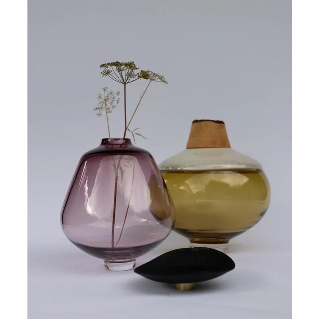 Wood Fukui Stacking Rose Vase by Pia Wüstenberg For Sale - Image 7 of 9
